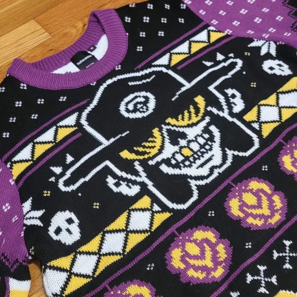Voodoo Ranger Holiday Ugly Christmas Sweater Medium M Unisex Drinking Beer XMAS